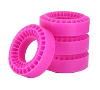 BritBolt Pneus de 1,0 Pouce Insert en Caoutchouc Fit de Mousse 55x20 mm pour 1/18 1/24 Échelle RC Crawler Car Compatible avec SCX24 AX24 Enduro24 Pièces de Mise à Niveau(Pink)