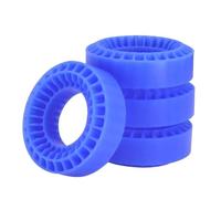 BritBolt Pneus de 1,0 Pouce Insert en Caoutchouc Fit de Mousse 55x20 mm pour 1/18 1/24 Échelle RC Crawler Car Compatible avec SCX24 AX24 Enduro24 Pièces de Mise à Niveau(Blue)