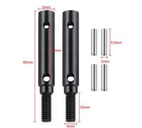 BritBolt Portal de métal à 48 mm étendu de la pièce de Mise à Niveau de l'arbre d'essai d'essai Compatible avec 1 à 10 Voitures de Robot RC à l'échelle(40mm)