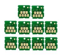 BritBolt Puce de réservoir de Maintenance Compatible avec SureColor SC F100 F130 F160 F170 SC23MB C13S210125 S2101(SC23MB Chip- 10PCS)