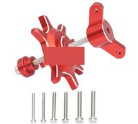 BritBolt RC Crawler Car Tire Tire Tool métallique Noire et Rouge Rouge à Perles pour 1/10 Échelle 1,9 2,2 Pouces Assemblage et démontage des pneus compatibles avec Divers modèles(Red)