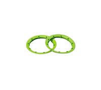 BritBolt RC de Roue de Voiture RC à échelle 1/5 avec Perle en Nylon Ajuster à l'intérieur ou à l'extérieur Compatible avec Les modèles de Moteur King 5B 5T 5SC 5IVE T ROVAN(Outside Green)