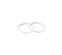 BritBolt RC de Roue de Voiture RC à échelle 1/5 avec Perle en Nylon Ajuster à l'intérieur ou à l'extérieur Compatible avec Les modèles de Moteur King 5B 5T 5SC 5IVE T ROVAN(Outside White)