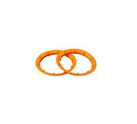 BritBolt RC de Roue de Voiture RC à échelle 1/5 avec Perle en Nylon Ajuster à l'intérieur ou à l'extérieur Compatible avec Les modèles de Moteur King 5B 5T 5SC 5IVE T ROVAN(Outside Orange)