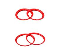 BritBolt RC de Roue de Voiture RC à échelle 1/5 avec Perle en Nylon Ajuster à l'intérieur ou à l'extérieur Compatible avec Les modèles de Moteur King 5B 5T 5SC 5IVE T ROVAN(Outside Inside Red)