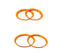 BritBolt RC de Roue de Voiture RC à échelle 1/5 avec Perle en Nylon Ajuster à l'intérieur ou à l'extérieur Compatible avec Les modèles de Moteur King 5B 5T 5SC 5IVE T ROVAN(Outside Inside Orang)