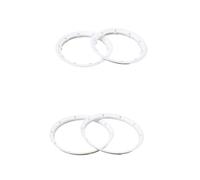 BritBolt RC de Roue de Voiture RC à échelle 1/5 avec Perle en Nylon Ajuster à l'intérieur ou à l'extérieur Compatible avec Les modèles de Moteur King 5B 5T 5SC 5IVE T ROVAN(Outside Inside White)