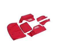 BritBolt Résistance à la Chute Compatible Ensemble de coquilles de Corps pour 1 5 échelles 5ive t rofun rovan lt King Moteur x2 rc Voitures sans Cage de Rouleau(Red)