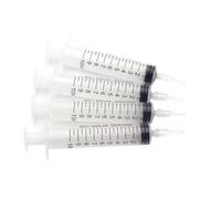 BritBolt Seringues ou Aiguilles pour imprimante à Jet d'encre, 10ML, 4 pièces, Outils de Recharge d'encre pour Cartouche Ciss compatibles avec(Syringe and plasitc)