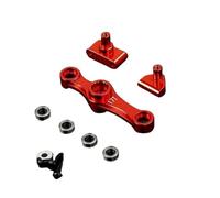 BritBolt SERVO Arm 15T 17T pour 1 5 Voitures RC à échelle Compatible avec Les modèles 5ive T Rovan Lt King Motor x2(Red)