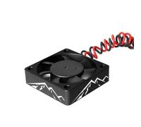 BritBolt Ventilateur de Refroidissement de la Voiture modèle 30 mm RC Modèle 5V-7V 3010 4010 Compatible avec 550 540 3650 3660 Moteur sans balais et Vitesse régulée électrique(4010A-Black)