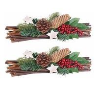 2 décorations de Noël naturelle 30 cm faite main Britesta