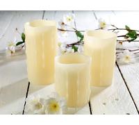 Britesta 3 bougies à LED télécommandées avec minuteur