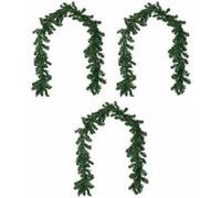 Britesta : 3 guirlandes de sapin décorative 180 cm - À personnaliser