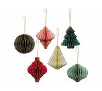 Britesta 6 décorations de Noël 3D à suspendre en papier