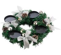 Britesta Couronne de l'Avent avec ornements argentés