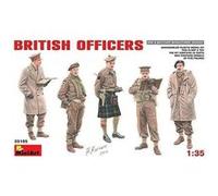 MiniArt Maquette en plastique Officiers britanniques – Échelle 1:35 – 13 × 6 × 51 mm