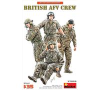 British Afv Crew 1:3 5 Figurine Plastique Model Kit Miniart