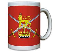 British Army Angleterre Britain UK Flag Drapeau militaire armée armoiries emblème Tasse de café # 9956 T