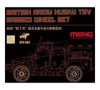 British Army Husky Tsv Sagged Wheel Set (resin)- 1:35e --model