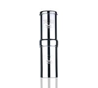 British Berkefeld Système De Filtration D'eau Par Gravité 1 L En Acier Inoxydable | Incl. 1 cartouche Ultra Sterasyl | Une eau propre et délicieuse |Pas d'électricité ni de plomberie