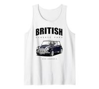 British Classic Car Mini voiture de sport Bleu foncé Débardeur