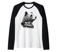 British Columbia Canada Bear Portrait Manche Raglan
