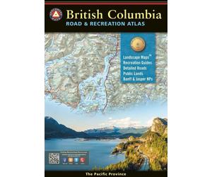 British Columbia, Canada Road & Recreation Atlas | Benchmark Maps