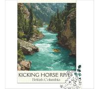 British Columbia Travel Puzzles 1000 pièces | puzzle après un long trajet une activité relaxante pour le soir pour décompresser complètement à la maison en douceur50x75cm