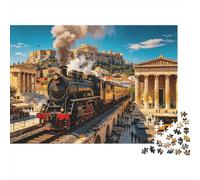 British Elements 1000 Piece Puzzle Papier Recyclable London Landmark Puzzle for Adultes Fun Present & Activity for Maison Idée de Cadeau Excellente for Men