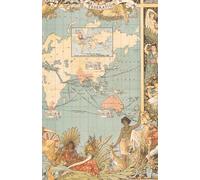 British Empire Map 1886 Lined Notebook