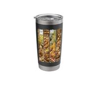 British Food Countryside Rouleau de saucisse moutarde Gobelet isotherme en acier inoxydable double paroi