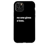 British Humour No One Gives A Toss Coque pour iPhone 11 Pro