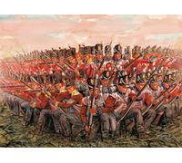British Infantry 1815 Napoléonienne Wars Plastique Kit 1:72 Model Italeri