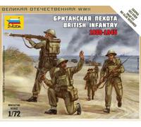 British Infantry 1939-1942 Plastique Kit 1:72 Model Zvezda