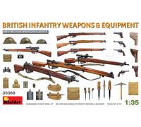 British Infantry Armes & Equipment 1:3 5 Plastique Model Kit Miniart