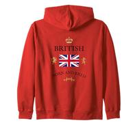 British Isles UK Pride British Patrons GB United Kingdom Fier Sweat à Capuche