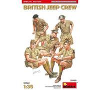 MiniArt Figurines 35469 – Équipe de Jeep britannique militaire – 1/35 Édition spéciale