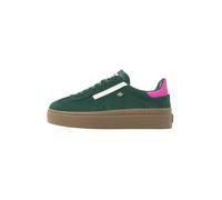BRITISH KNIGHTS Baskets basses 'RE-Issue' vert foncé / fuchsia / blanc, Taille 41