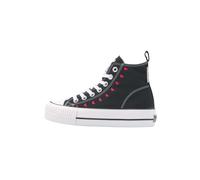 British Knights Femme Kaya Mid Basket, Cœurs Noirs, 37 EU