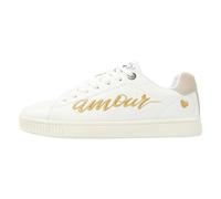 BRITISH KNIGHTS Baskets basses ' MIST ' beige foncé / jaune / blanc, Taille 40