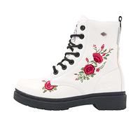 British Knights Blake Bottes Tendance, Roses Blanches, 34 EU