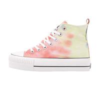 British Knights Damen Kaya Mid Sneaker, Salmon/Baby Blue TIE Dye, 41 EU