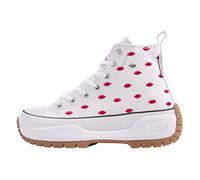 British Knights Femme Kaya Mid Fly Basket, Lèvres Rouges Blanches, 36 EU