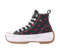 British Knights Femme Kaya Mid Fly Basket, Schwarz Rote Lippen, 38 EU