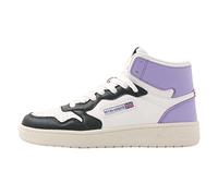 British Knights Femme Noors Mid Basket, Blanc Noir Violet, 37 EU