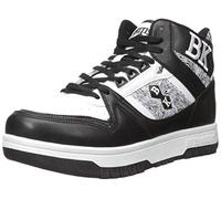 British Knights Homme Kings SL Sneakers Basket, Blanc/Noir, 44.5 EU