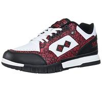 British Knights Homme Metros Basket, Noir Mars Rouge Blanc, 44.5 EU