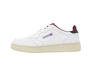 British Knights Homme Noors Basket, Blanc/Noir/Rouge, 40 EU