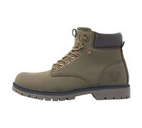 British Knights Homme Secco Bottines à la Cheville, Vert Olive, Marron foncé, 45 EU